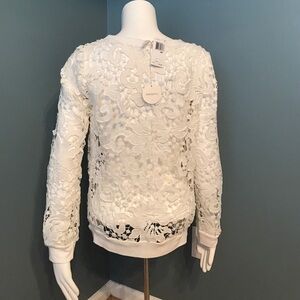 Bellatrix ivory lace sweatshirt nordstrom